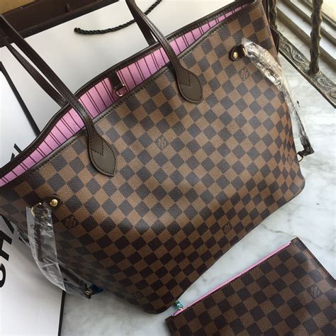 fake louis vuitton neverfull damier ebene|louis vuitton damier ebene clutch.